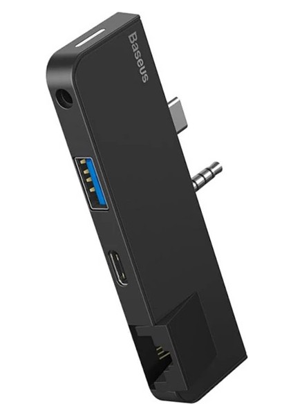Baseus Multifunctional Hub Surface Go(Type-C+Audio To HD4K+USB3.0+TYPE-C(DATA)+AUDIOK-(1903) indirimleri