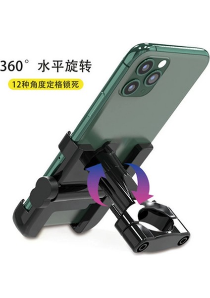 Alüminyum Gövdeli Metal Gidon Bağlantılı Motosiklet Telefon Tutucu 7 Inç Xl modelleri