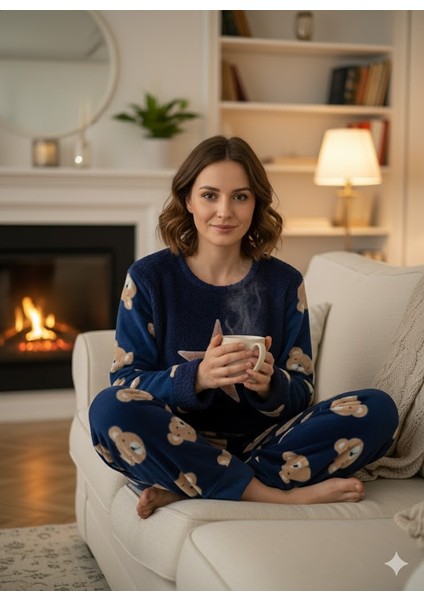 Kadın Kışlık Polar Pijama Takımı fırsatları