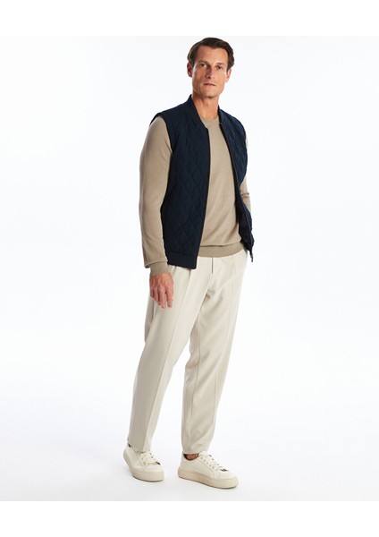 Yeni Sezon Standart Kalıp Dik Yaka Erkek Triko Yelek fiyatları