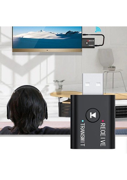 Ally 2in1 Bluetooth 5.0 Mini USB Adaptör+Fm TRANSMITTER-(1903) fırsatları