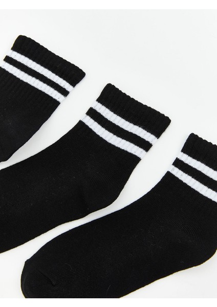 Yeni Sezon Çizgili Erkek Çocuk Soket Çorap 3'lü fiyatları