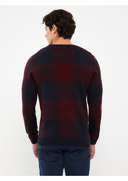 Yeni Sezon Bisiklet Yaka Uzun Kollu Ekose Erkek Triko Kazak indirimleri