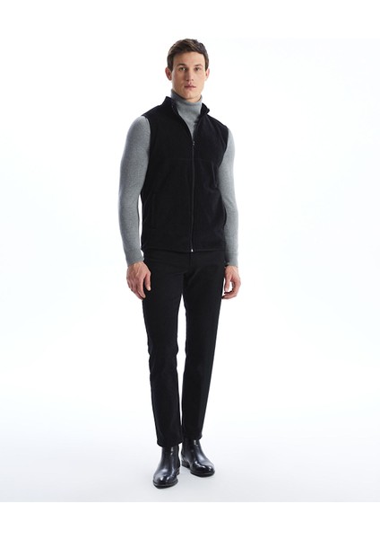 Yeni Sezon Rahat Kalıp Dik Yaka Polar Erkek Yelek fiyatları