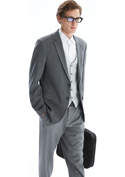Yeni Sezon Standart Kalıp Erkek Blazer Ceket