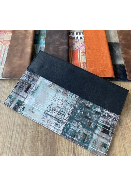 Hakiki Deri Siyah Laptop Kılıfı,Çantası/13 Inç