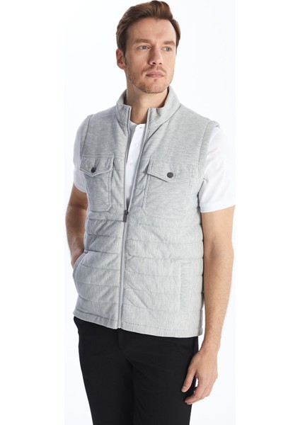 Yeni Sezon Standart Kalıp Dik Yaka Erkek Triko Yelek fiyatları