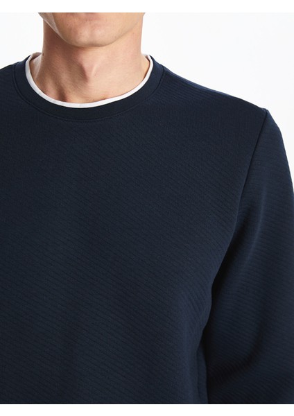 Yeni Sezon Bisiklet Yaka Uzun Kollu Erkek Sweatshirt modelleri