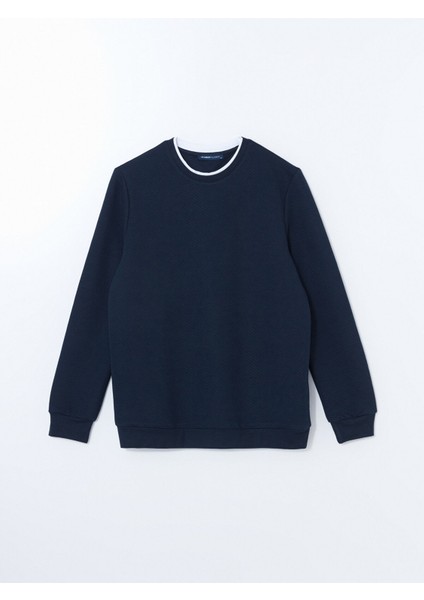 Yeni Sezon Bisiklet Yaka Uzun Kollu Erkek Sweatshirt indirimleri
