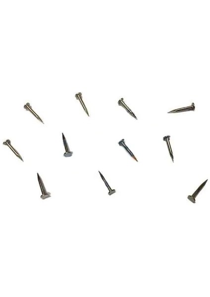 Klips, Menteşe, Ayağı Çivisi 9mm Çelik - Nikel 10GR