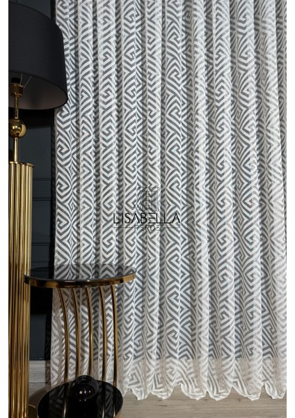 Versalux Ağır Gramajlı (1x3 Sık Pile Dikişli) Dökümlü Premium Tül Perde Beyaz Rengin Şıklığı