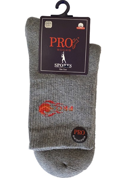 14012 Aztec Havlu Erkek Patik Çorabı Gri 41-44