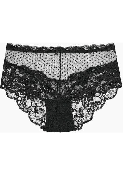 Siyah Olea Dantelli Külot