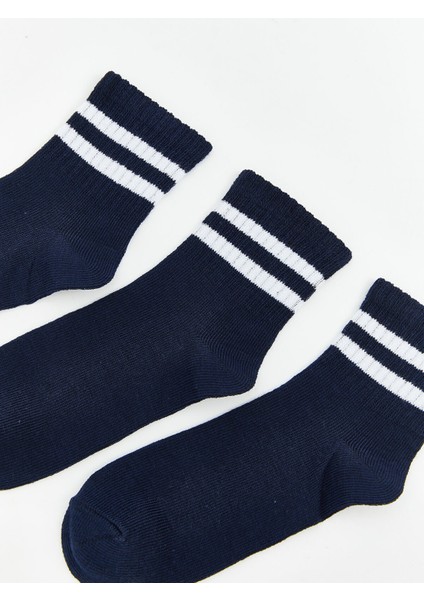 Yeni Sezon Çizgili Erkek Çocuk Soket Çorap 3'lü fiyatları