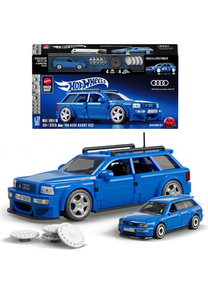 ™ Hot Wheels® Speed Serisi - '94 Audi Avant Rs2 Yapı Oyuncağı Seti (252 Parça), Koleksiyoncular Için
