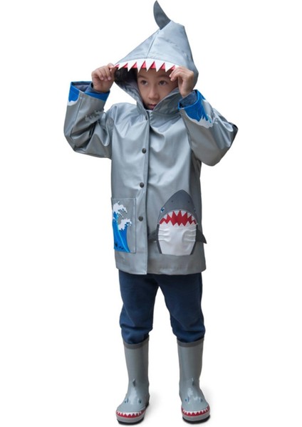 Köpek Balığı Çocuk Yağmurluk 4 Yaş fırsatları