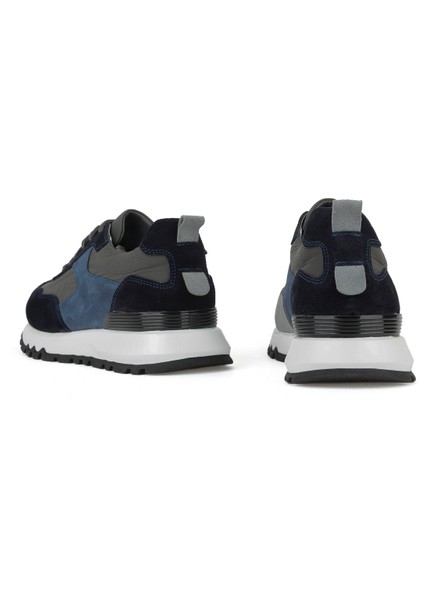 , Erkek Hakiki Deri Sneaker 153983Z2600 Lacivert modelleri