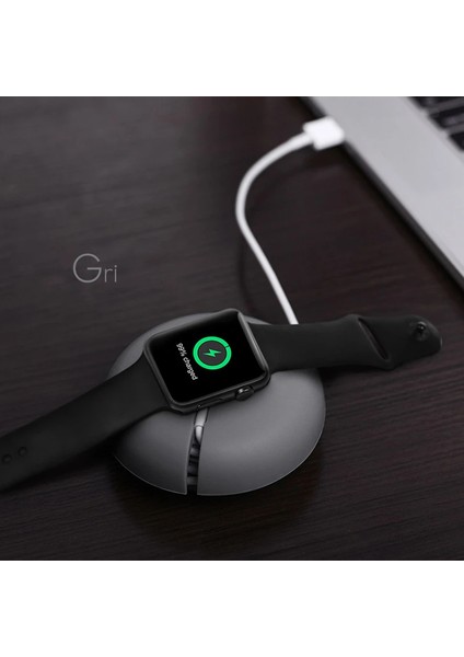 Ally Apple Watch Için 42MM38MM 44MMPORTATIF Silikon Şarj STANDI-(1903)