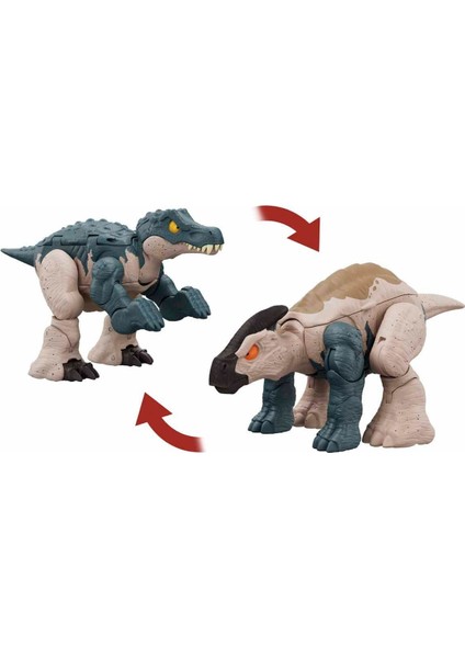 HLP05 Jurassic World Değişim Serisi - Çifte Tehlike Dinozor Figürleri
