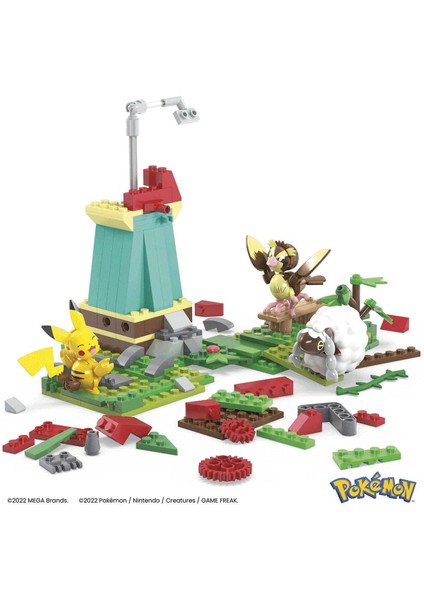 HKT21 Mega™ Pokémon™ Countryside Windmill - Yel Değirmeni Kasabası Seti 240 Parça +7 Yaş modelleri