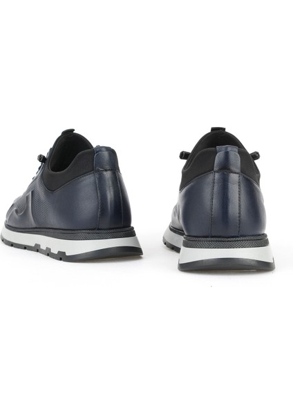 , Erkek Hakiki Deri Sneaker 1531037Z2411 Lacivert modelleri