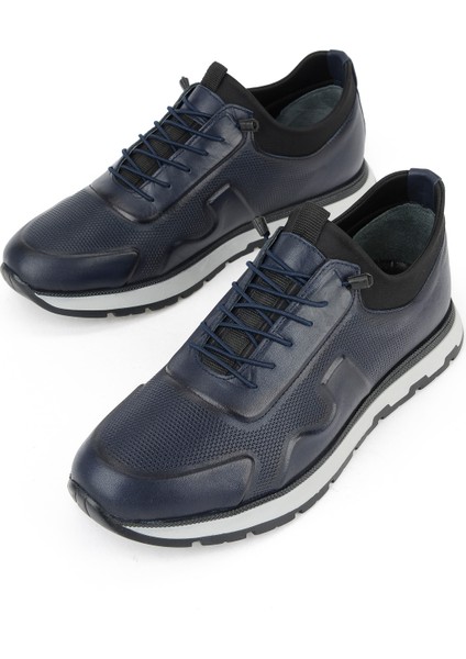 , Erkek Hakiki Deri Sneaker 1531037Z2411 Lacivert indirimleri