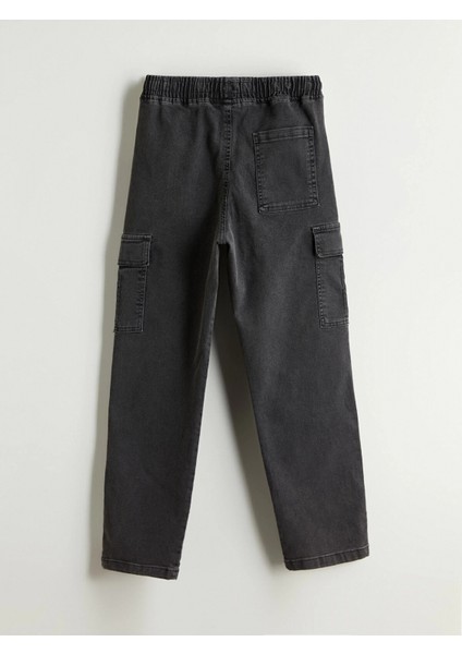 Lcw Kids Antrasit Beli Lastikli Erkek Çocuk Kargo Jean Pantolon fırsatları