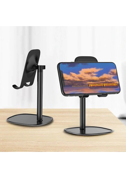 Ally Zm-12 Metal Cep Telefonu ve Tablet Masaüstü Tutucu STAND-(1903)