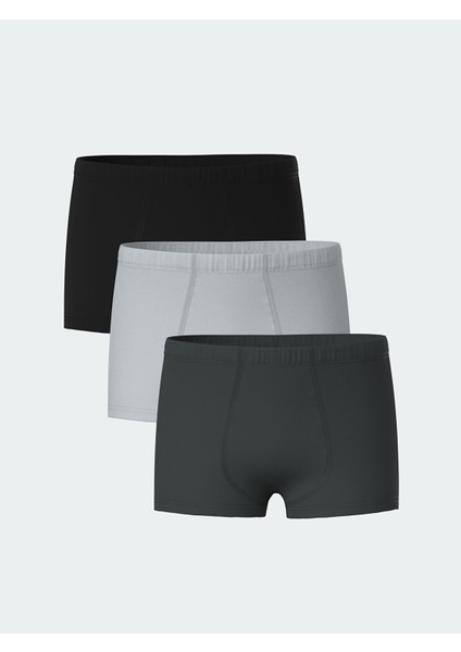 Yeni Sezon Basic Erkek Çocuk Boxer 3'lü