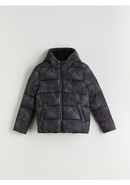 Yeni Sezon Kapüşonlu Erkek Çocuk Şişme Mont