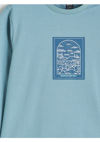 Yeni Sezon Bisiklet Yaka Baskılı Erkek Çocuk Tişört modelleri