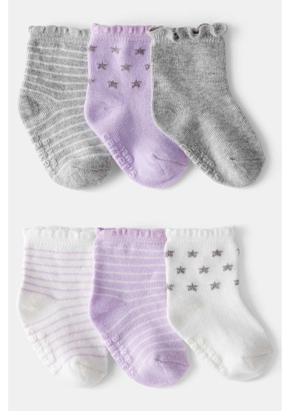 Kız Bebek 6lı Çorap