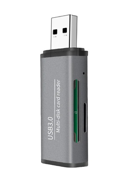 ADS-105 USB 3.0 Hızlı Card Reader Sd/tf Hafıza Kart OKUYUCU-(1903)