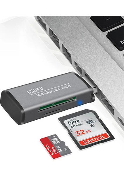 ADS-105 USB 3.0 Hızlı Card Reader Sd/tf Hafıza Kart OKUYUCU-(1903) modelleri