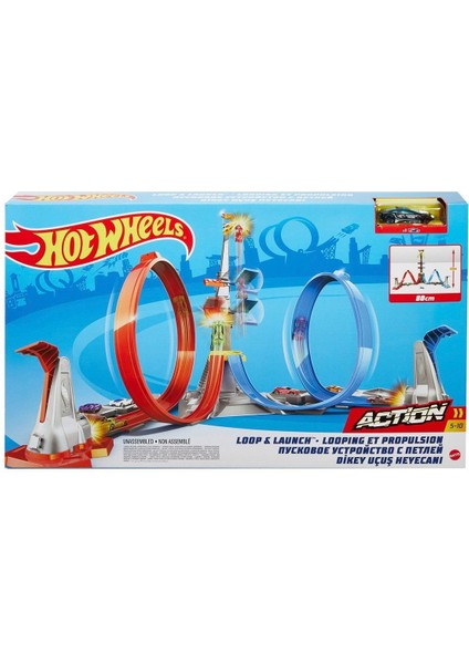GRW39 Hot Wheels Dikey Uçuş Heyecan Yarış Seti