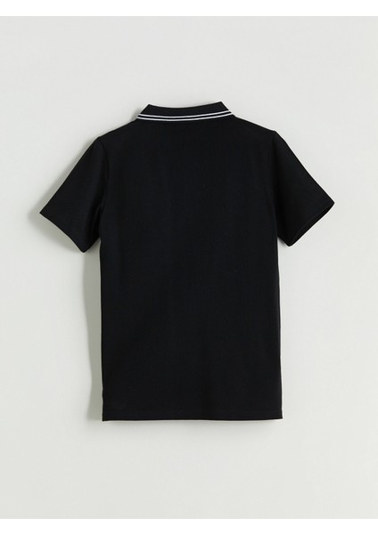 Yeni Sezon Polo Yaka Beşiktaş Baskılı Erkek Çocuk Tişört modelleri