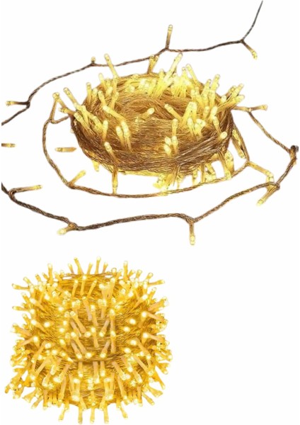Dekoratif Peri Led 100 Ledli Gün Işığı Pilli 10 Metre Gün Işığı