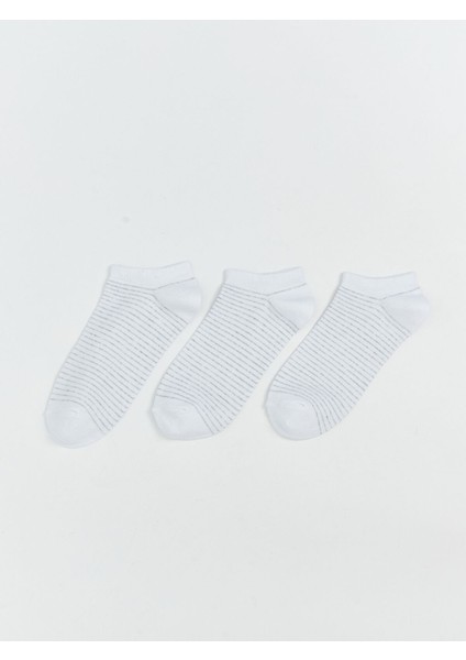 Yeni Sezon Çizgili Erkek Çocuk Patik Çorap 3'lü