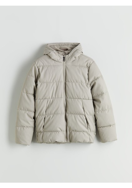 Yeni Sezon Kapüşonlu Erkek Çocuk Şişme Mont