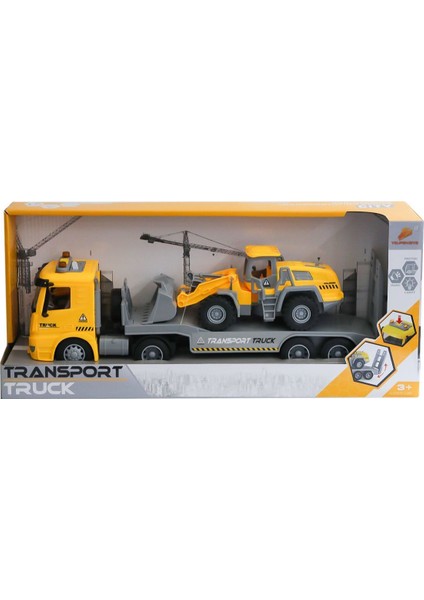 PY8812A By Kut Sürt Sesli Işıklı Dozer Taşıyan Tır 12