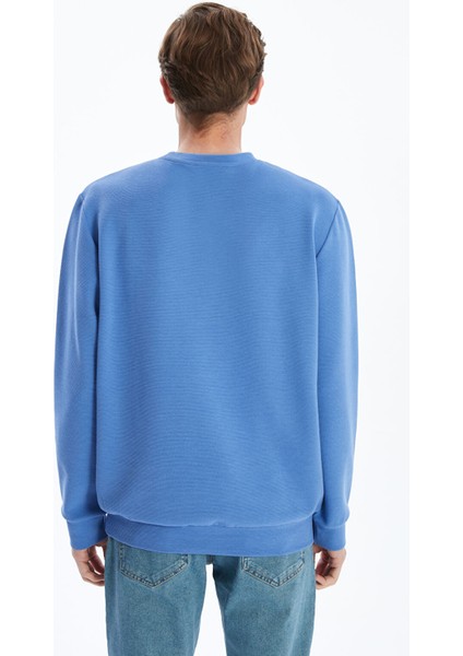 Yeni Sezon Bisiklet Yaka Uzun Kollu Erkek Sweatshirt fırsatları