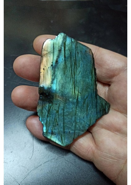 Işıltılı Labradorit Düz Kesim Doğal Parça Dkl6 indirimleri