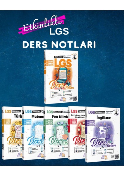 8.sınıf Lgs Tüm Dersler Etkinlikli Ders Notları Fasikülleri 2026 Güncel Müfredat