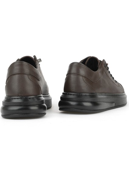, Erkek Hakiki Deri Sneaker 153423Z73 Kahve modelleri