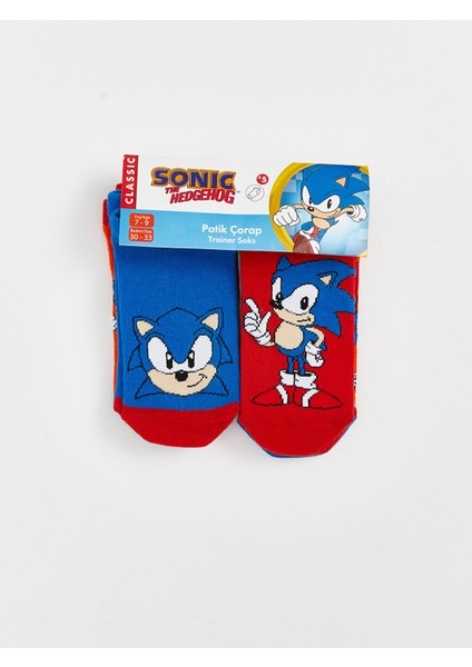 Yeni Sezon Sonic Desenli Erkek Çocuk Patik Çorap 5'li fiyatları