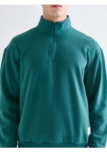 Yeni Sezon Dik Yaka Erkek Sweatshirt fırsatları
