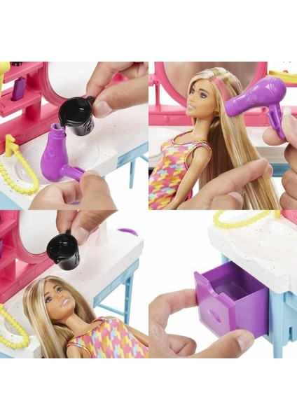 HKV00 Barbie Muhteşem Kuaför Oyun Seti