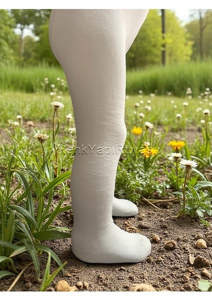 % 80 Pamuklu Kendinden Desenli Kız Çocuk Kilotlu Çorap Kaliteli Kız Çocuk Külotlu Çorap