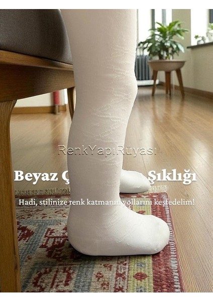 % 80 Pamuklu Kendinden Desenli Kız Çocuk Kilotlu Çorap Kaliteli Kız Çocuk Külotlu Çorap fiyatları