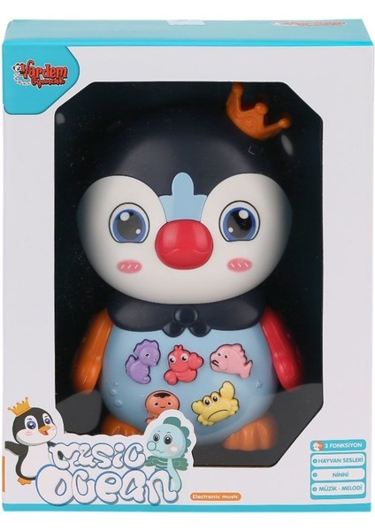 JLG-855-115A Işıklı ve Müzikli Penguen Pianosu -Vardem Oyuncak